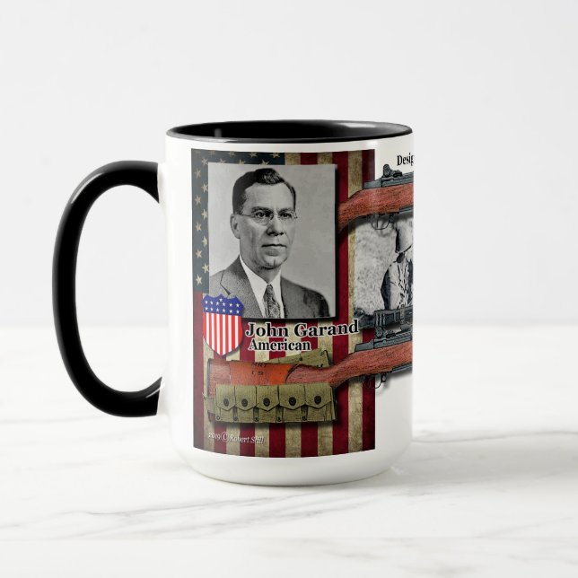 1936 Springfield M1 Garand Precision Coffee Mug (Left)