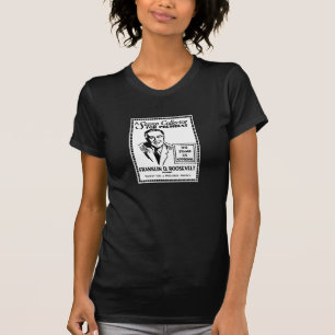 1936 Stamp Collector FDR for President T-Shirt
