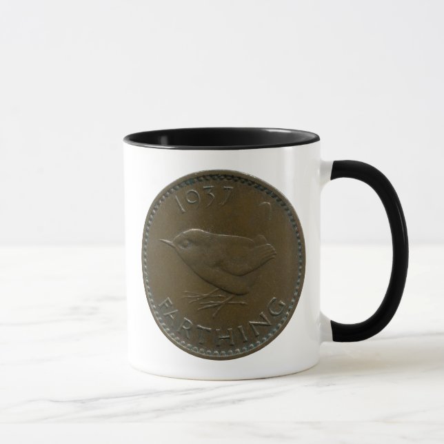 1937 British farthing mug (Right)