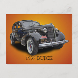 1937 BUICK POSTCARD