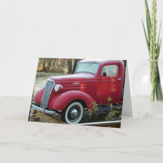 1937 Chevy Pickup Card (Front)