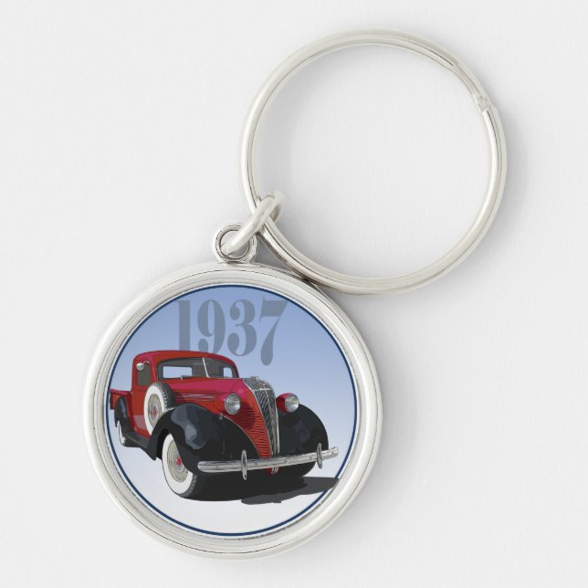 1937 Hudson Terraplane Key Ring (Front)