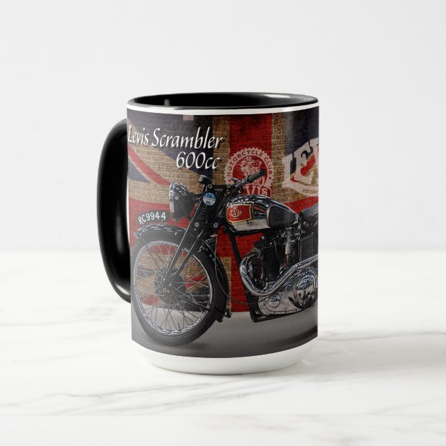 1937 Levis Scrambler 600cc Motorbike Mug (Front Left)