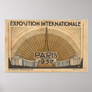 1937 Paris world exhibition Poster