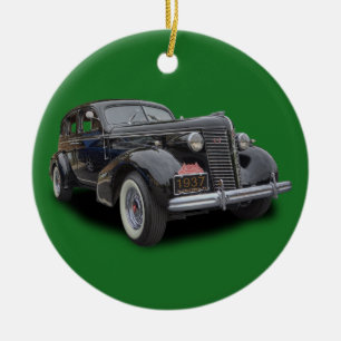 1937 VINTAGE CAR CERAMIC ORNAMENT