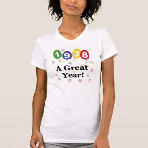1938 A Great Year Birthday T-Shirt