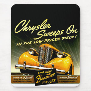 1938 Chrysler Sweeps On Mouse Pad