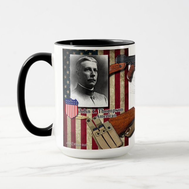 1938 Thompson Sub Machine Gun Mug (Left)