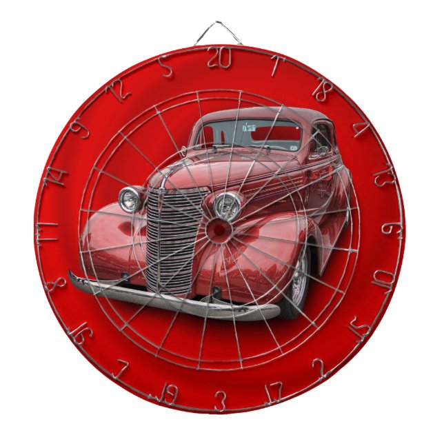 1938 VINTAGE CAR DARTBOARD (Front)