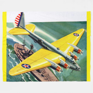 1939 Boeing 915 Fleece Blanket