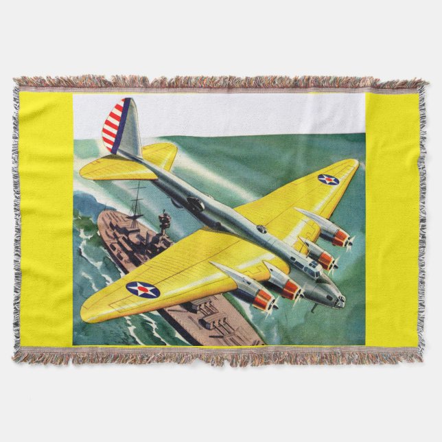 1939 Boeing 915 Throw Blanket (Front)