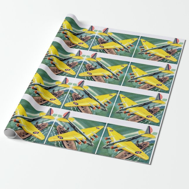 1939 Boeing 915 Wrapping Paper (Unrolled)