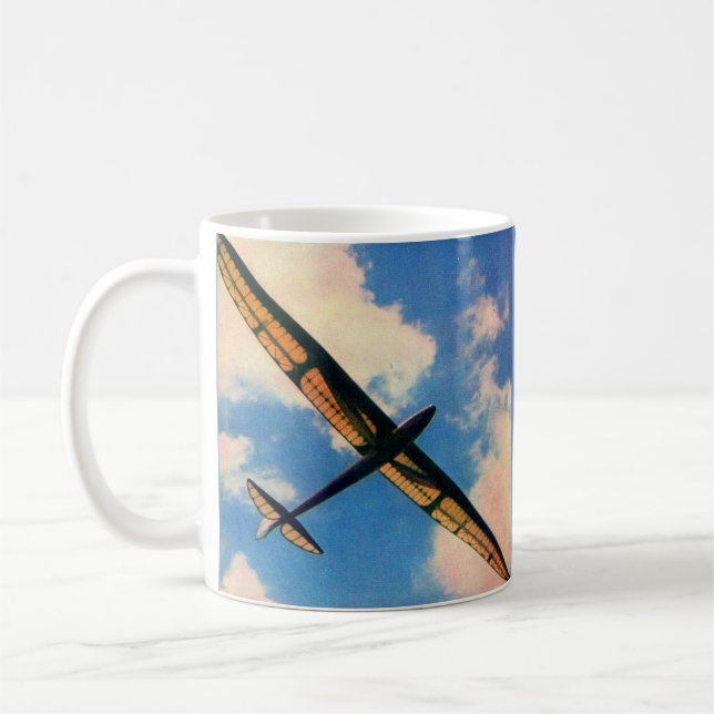 1939 Bowlus-duPont sailplane Coffee Mug (Left)