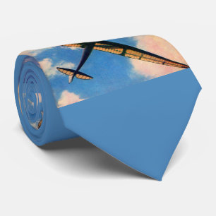 1939 Bowlus-duPont sailplane print Tie