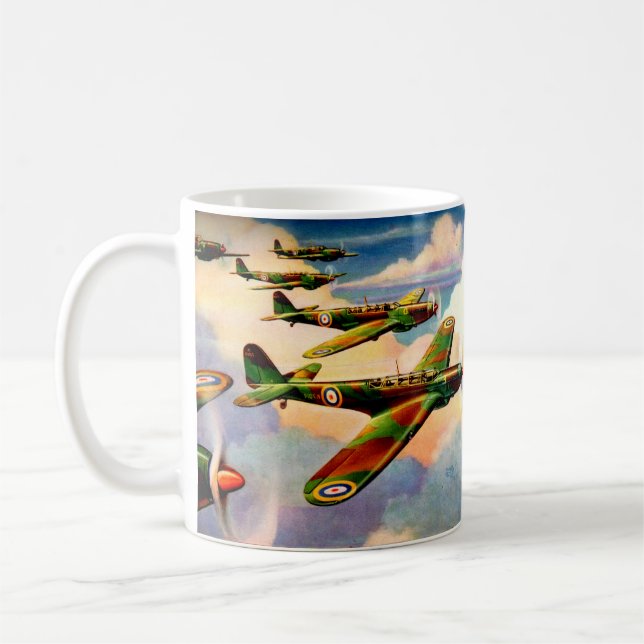 1939 British Fairey Junior Medium Bomber Coffee Mug (Left)