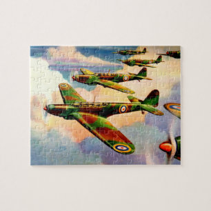 1939 British Fairey Junior Medium Bomber Jigsaw Puzzle