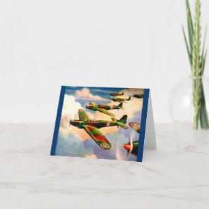 1939 British Fairey Junior Medium Bomber Note Card