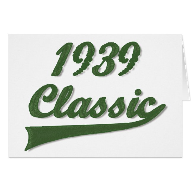 1939 Classic (Front Horizontal)