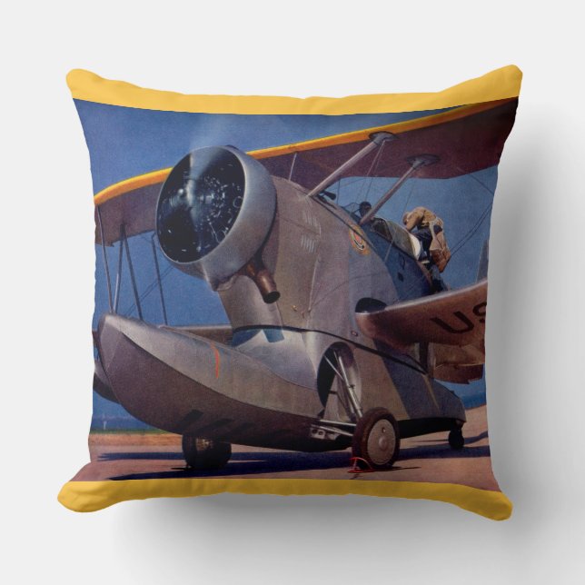 1939 Grumman F-2 aircraft Cushion (Front)