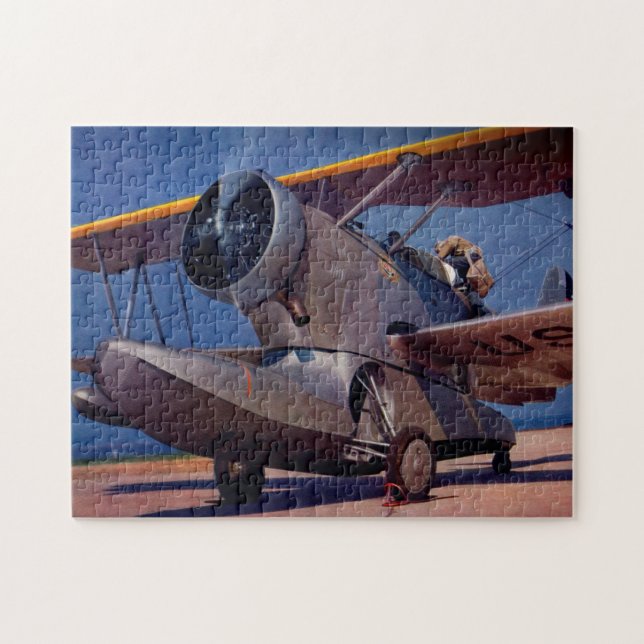 1939 Grumman F-2 aircraft Jigsaw Puzzle (Horizontal)