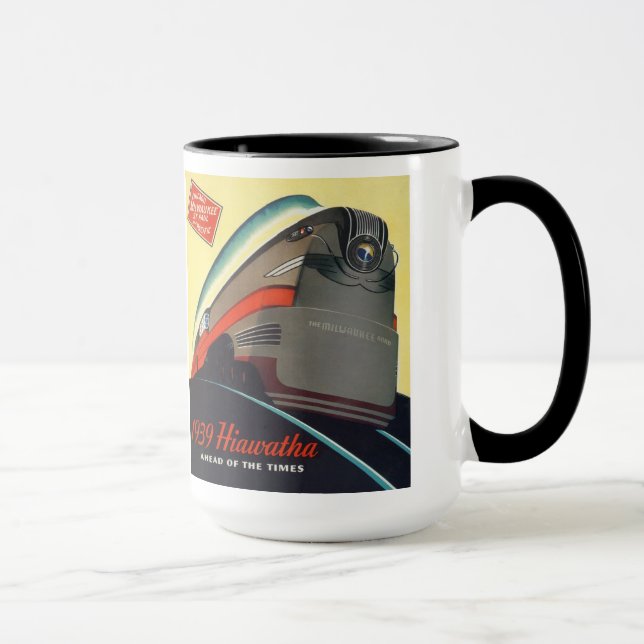 1939 Hiawatha Locomotive Mug (Right)