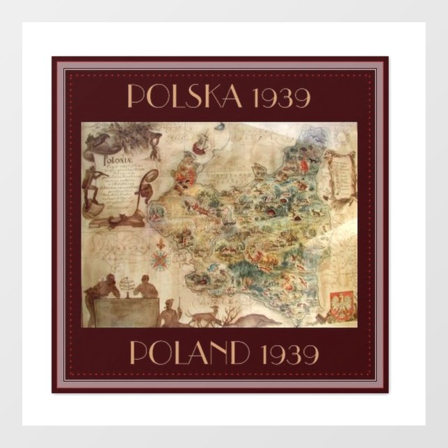 1939 MAP OF POLAND    (Sheet)