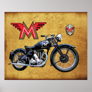 1939 MATCHLESS MOTORCYCLE POSTER