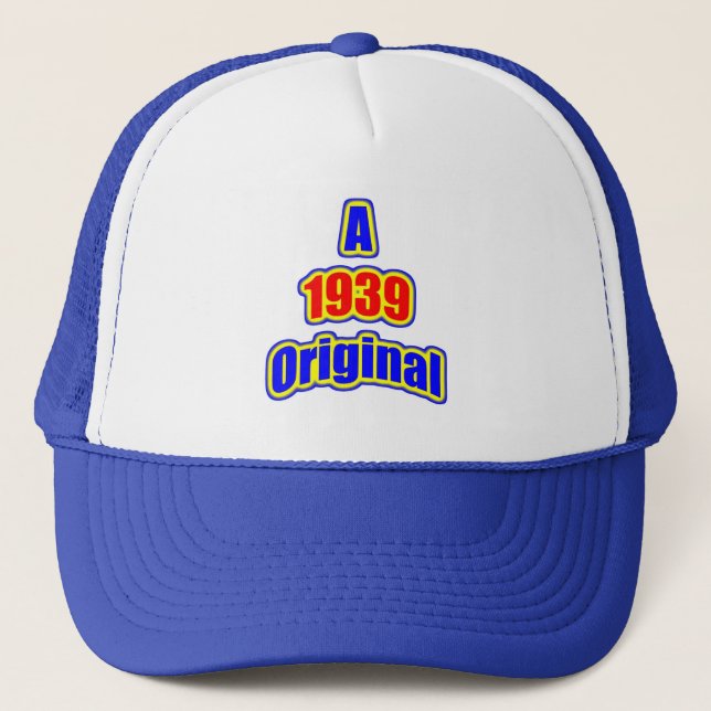 1939 Original Bl Red Trucker Hat (Front)