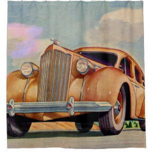1939 Packard Super 8 Shower Curtain