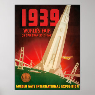 1939 San Fransisco Worlds Fair Poster