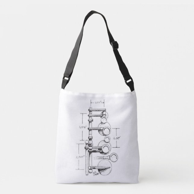 1939 Selmer Paris Balanced Action Saxophone Crossbody Bag (Back)