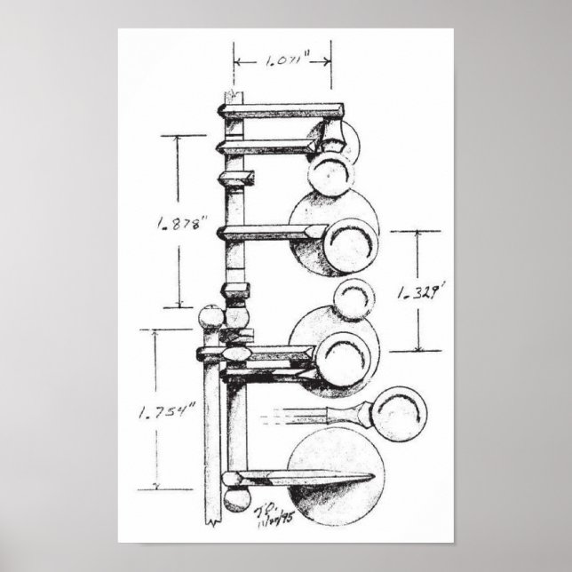1939 Selmer Paris Balanced Action Saxophone Poster (Front)