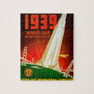 1939 World Fair San Francisco Jigsaw Puzzle
