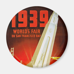 1939 World Fair San Francisco Magnet
