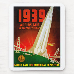 1939 World Fair San Francisco Mouse Pad