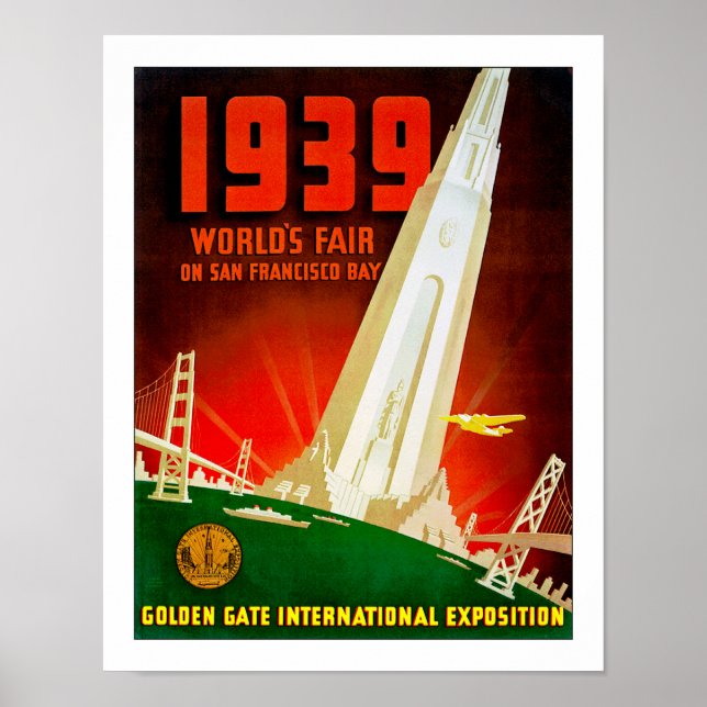 1939 World Fair San Francisco Poster (Front)