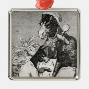 193-0082137 Might not the pupil know more?, plate Metal Tree Decoration