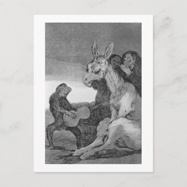 193-0082138 Bravo!, a caricature of musical evenin Postcard (Front)