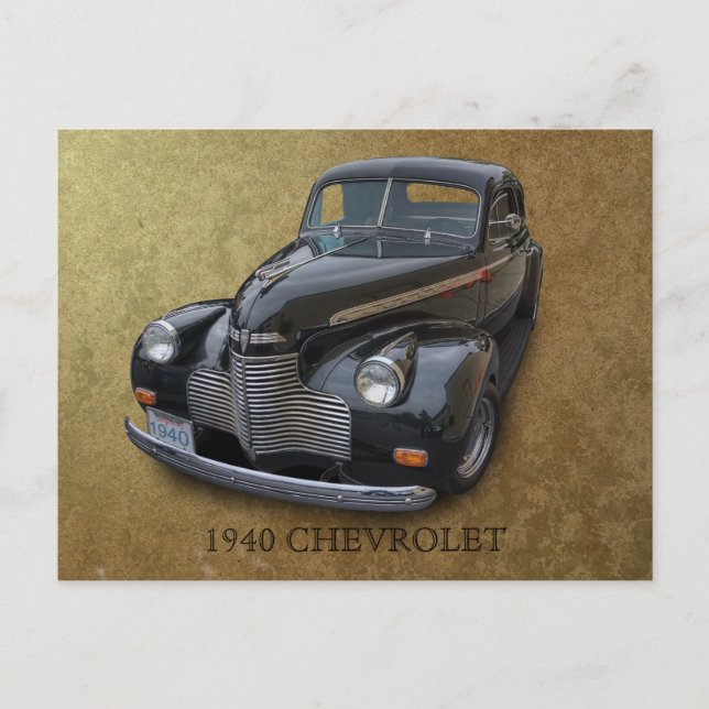 1940 CHEVROLET 2 POSTCARD (Front)