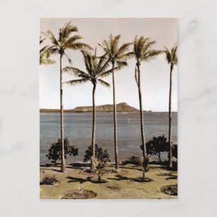 1940 Diamond Head Hawaii Postcard