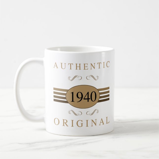 1940 Original 80th Birthday Coffee Mug (Left)