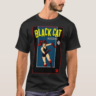 1940's Black Cat Comics "Hero" T-Shirt