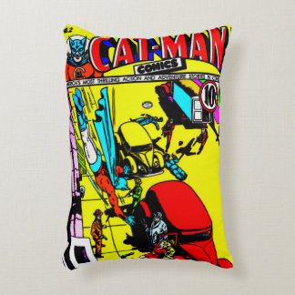 1940's CAT-MAN Comics Pillow