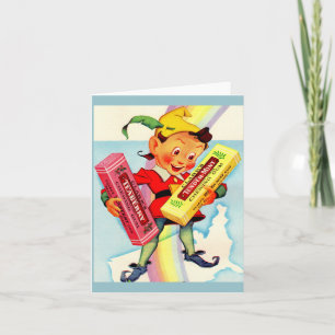 1940s Clark’s chewing gum elf Card