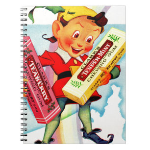 1940s Clark’s chewing gum elf Notebook