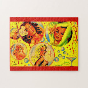 1940s glamour girls jigsaw puzzle