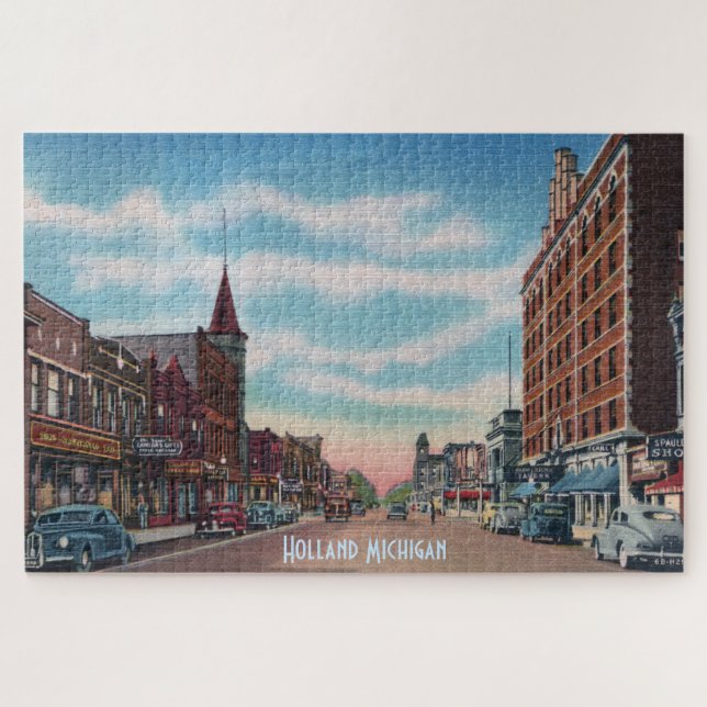 1940s Holland Michigan Large Puzzle (Horizontal)