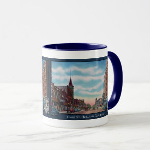 1940s Holland Michigan Two-Tone Coffee Mug