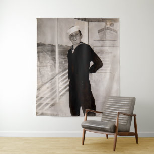 1940s jaunty sailor tapestry