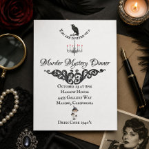 1940s Murder Mystery Dinner Party Vintage